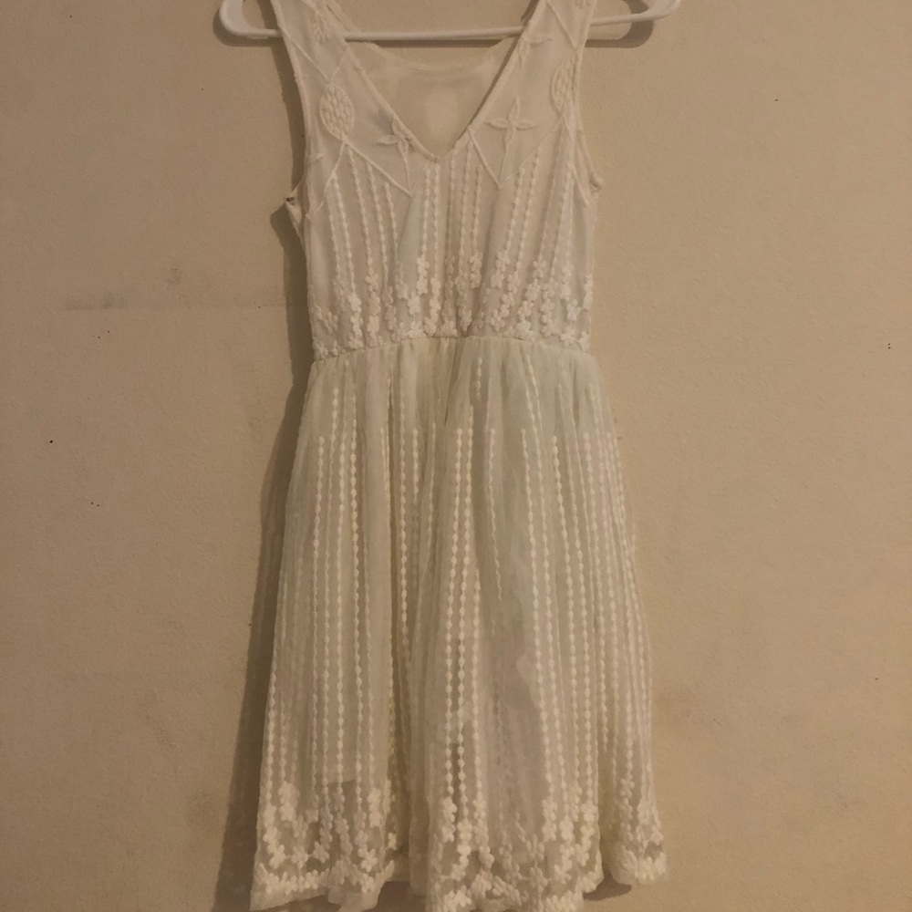 White summer dresss